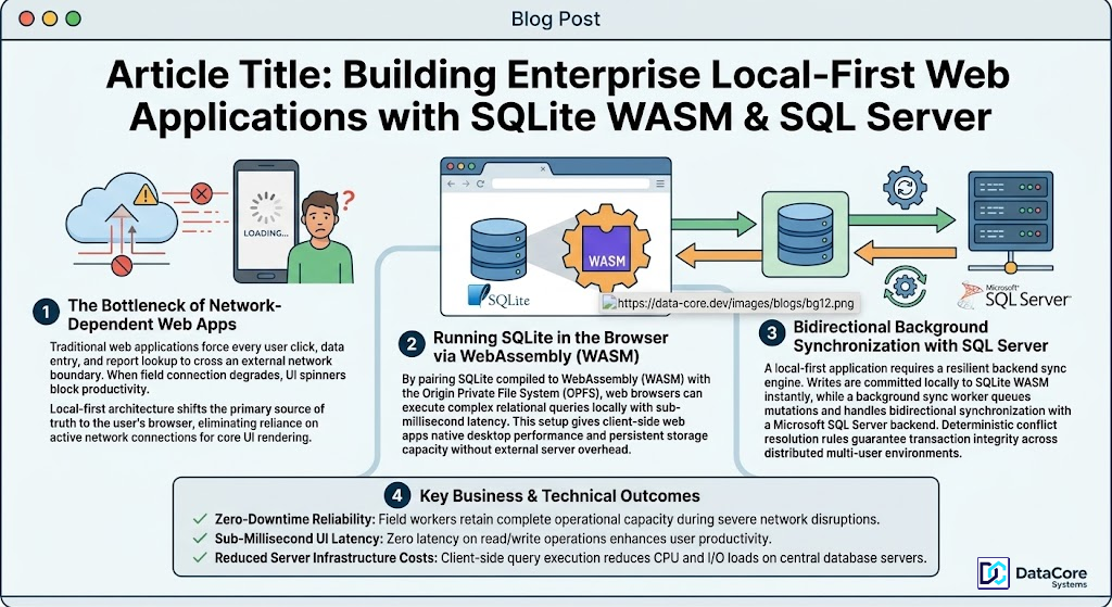 Building Enterprise Local-First Web Applications with SQLite WASM & SQL Server